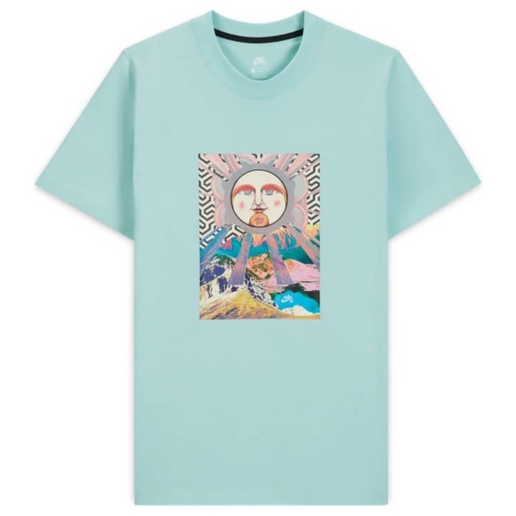 Nike SB x The Killing Floor Graphic Tee QS Arctic Green DD8463-382 - Picture 1 of 2